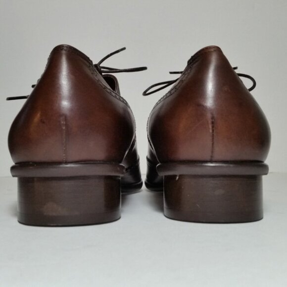 NWOT Ingledew\'s Oxford Wingtip Shoes Brown sz 8.5 main image 4